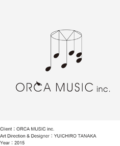 オルカミュージック音楽事務所ブランディング　ロゴマーク