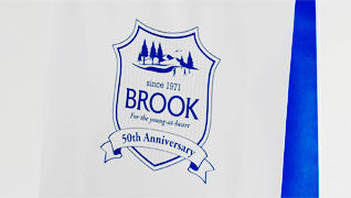 BROOK　ブルーク　50周年記念ロゴマーク